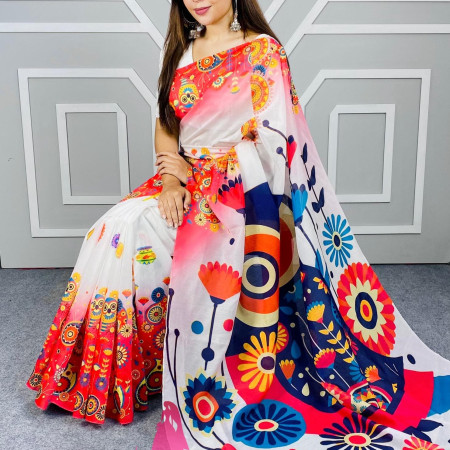 Tangail Silk Saree TS 5007