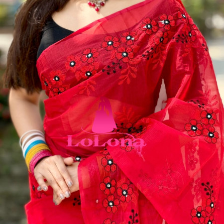 Embroidery Saree Em-142