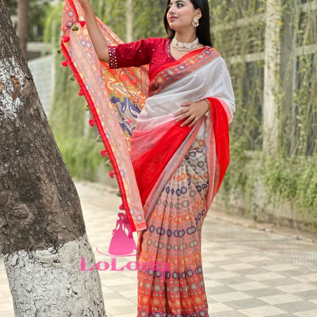 Tangail silk saree  TS-5015