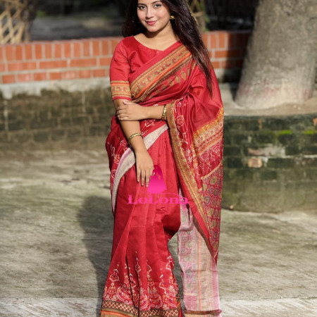 Tangail silk saree  TS-5022