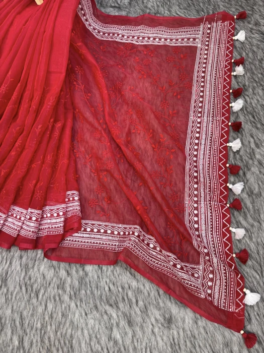 Embroidery Saree Em-144