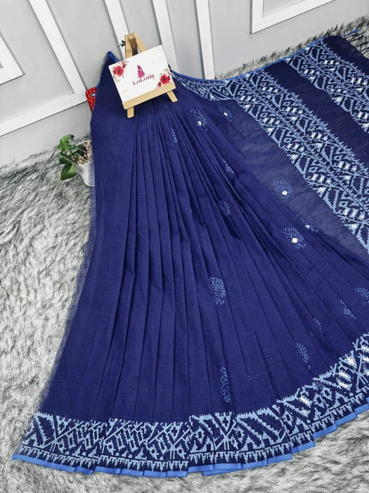 Primium Cotton Saree code-2503