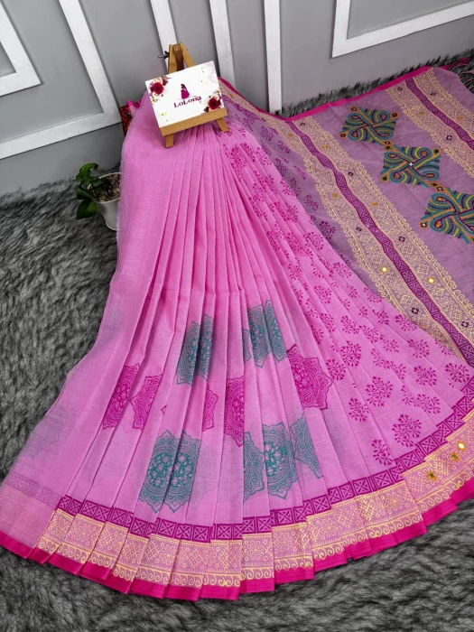 Primium Cotton Saree code-2506