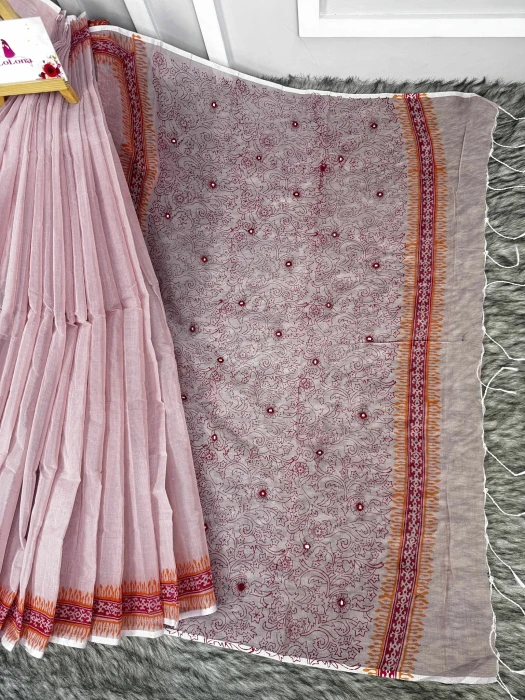 Primium Cotton Saree code-2509