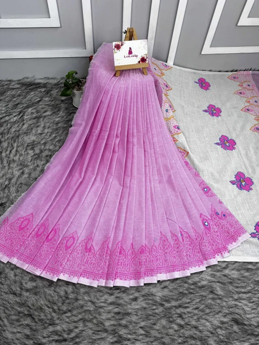 Primium Cotton Saree code-2510