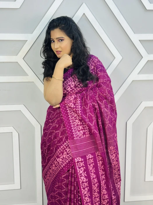Cotton Saree  KC-2108