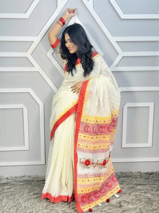 Primium  hater kajer Saree code-2511