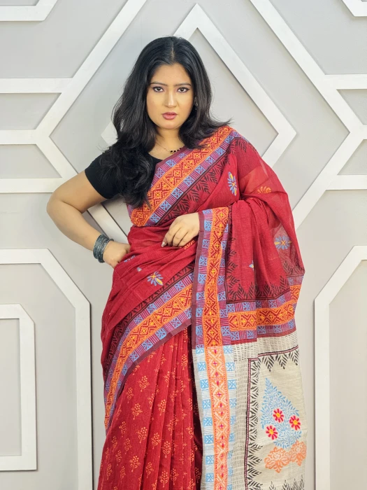 Primium hater kajer Saree code code-2501