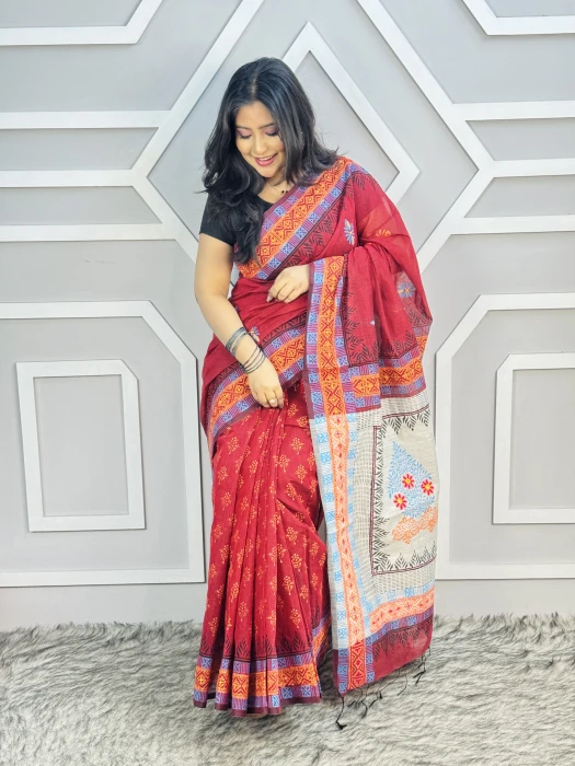 Primium hater kajer Saree code code-2501