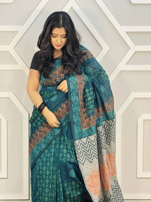 Primium hater kajer Saree code code-2506