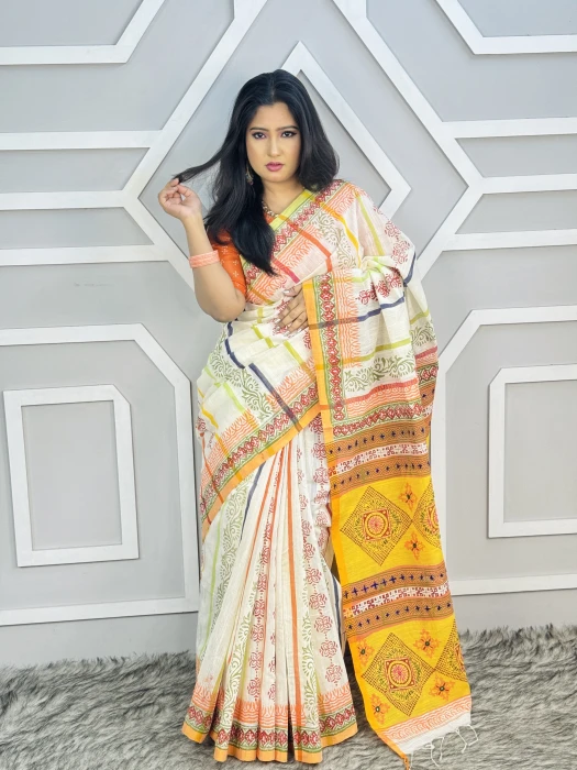 Primium hater kajer Saree code code-2507