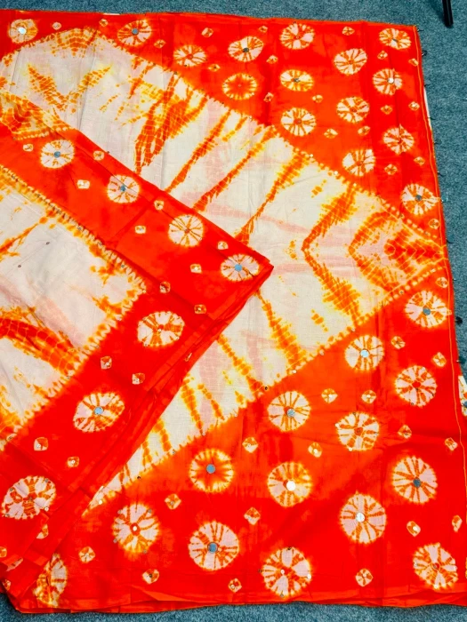 Chumki cotton batik Saree code-2514