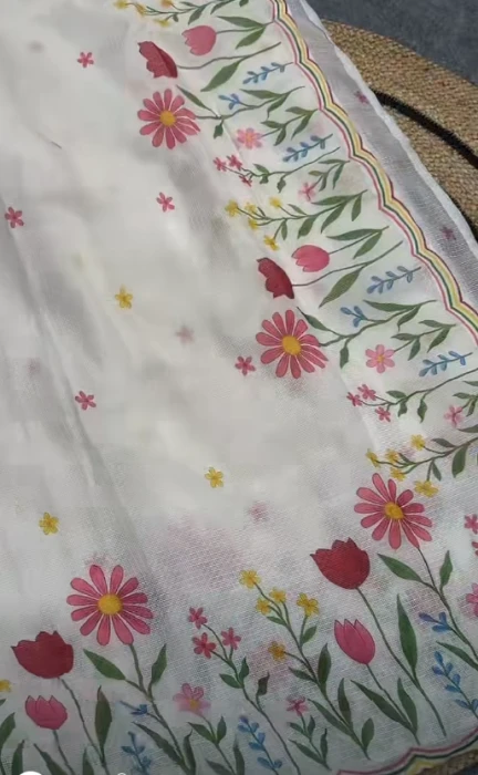 Traditional Kota Doria Saree | DC-7062