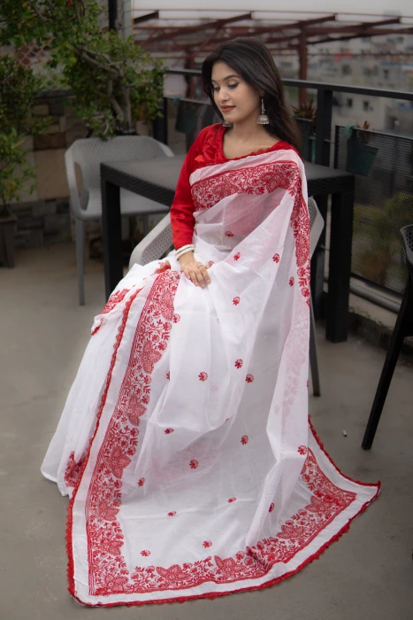 Embroidery Saree Em-167