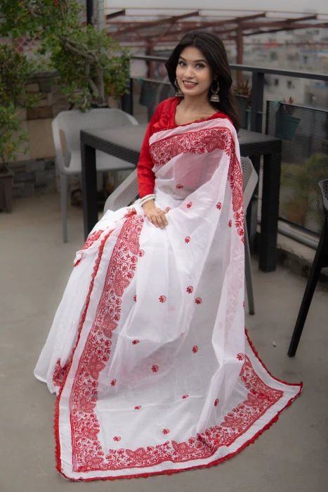 Embroidery Saree Em-167