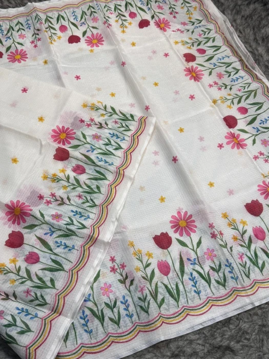 Traditional Kota Doria Saree | DC-7062