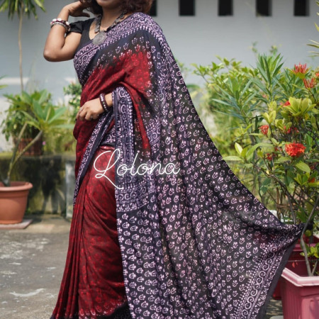 Premium Quality Silk batik  SB-003
