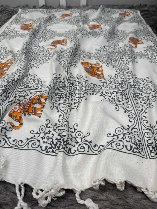 ভিসকস কটন শাল Code KS-1015