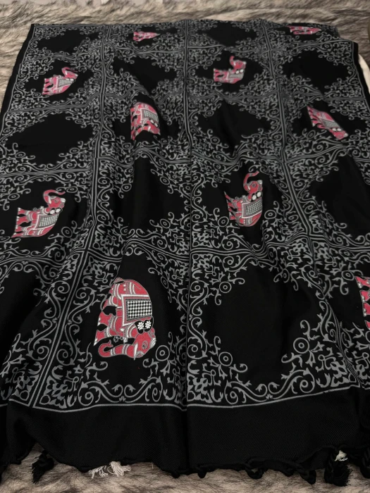 ভিসকস কটন শাল Code KS-1016
