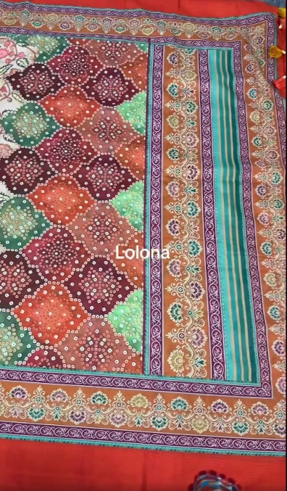 Semi Moslin Silk saree  TS-5033