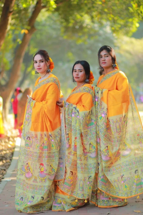 সেমি মসলিন সিল্ক শাড়ি -TS-7019