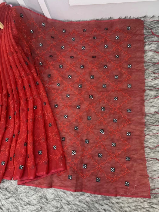 Embroidery Saree Em-161