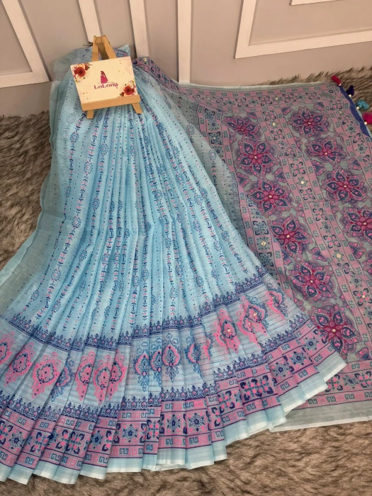 Embroidery Saree Em-160