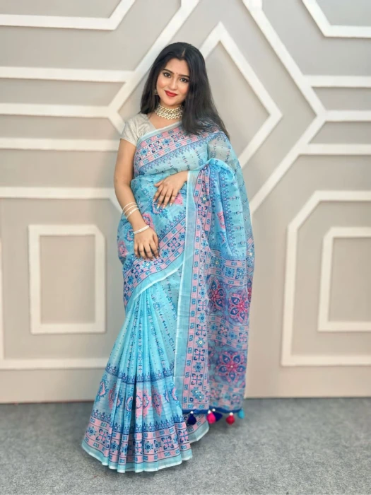 Embroidery Saree Em-160