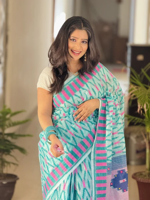 সেমি অর্গাঞ্জা সিল্ক শাড়ি TS-7241