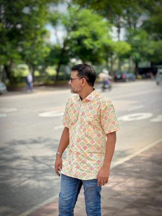 Cotton Half Shirt   Code-S-1303